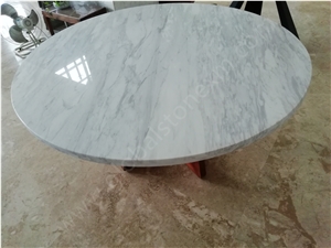 Volakas White Marble, Elegant Marble for Hotel Decorations & Tabletop