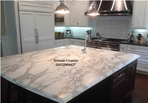 Arabescato Corchia Marble Worktop for Kitchen in Uk 020-3290-8427