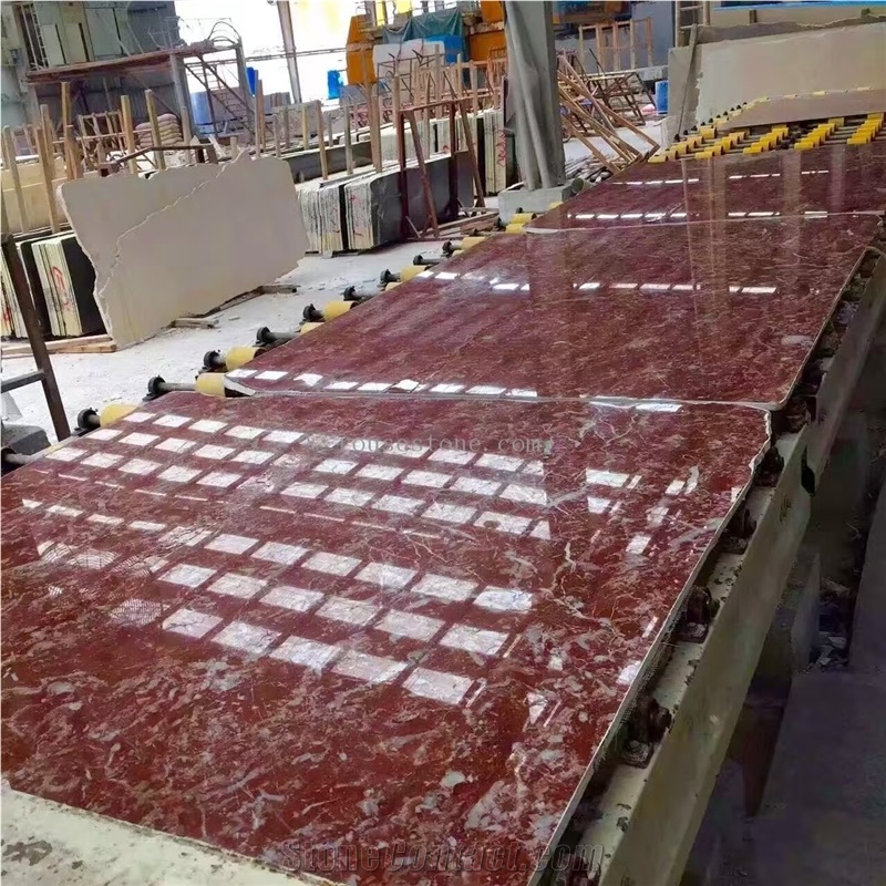 Rose Red Marble Slabs&Tiles for Countertops,Wall&Floor