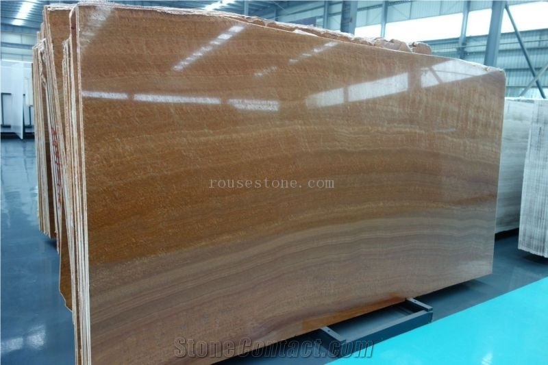 Yellow Wood Marble Slabs&Tiles for Countertops,Wall and Floor