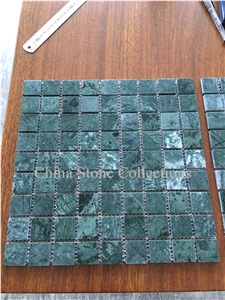India Green Marble Verde Guatemala Marble Brick Mosaic