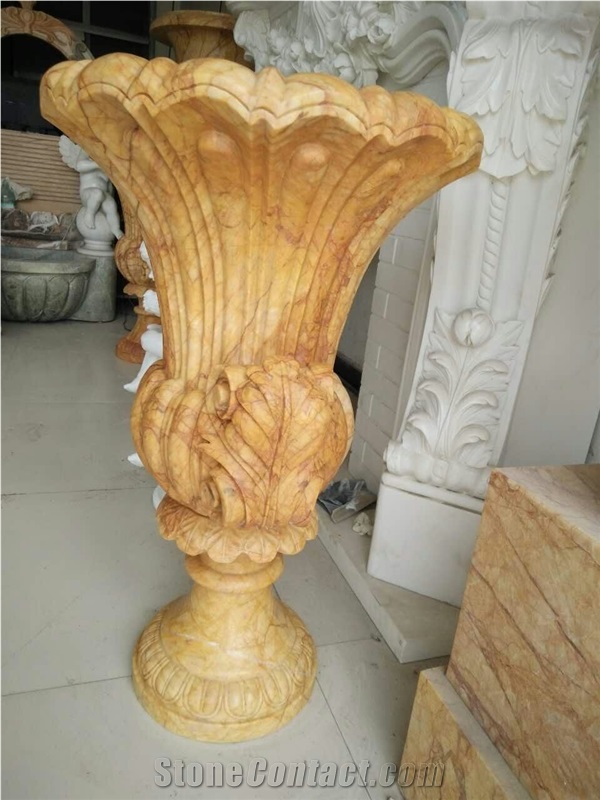 Imperial Gold Marble Vintage Vase