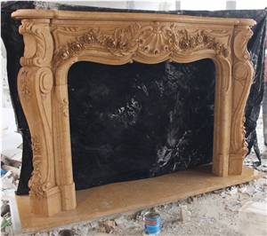Victoria French Style Mantel Marble Fireplace