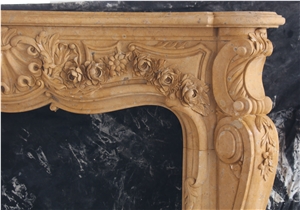 Victoria French Style Mantel Marble Fireplace