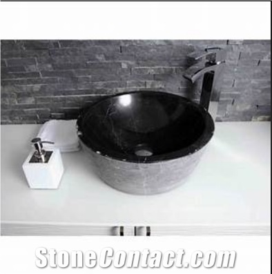 China Black & Nero Marquina Round & Rectangle Wash & Kitchen Basin