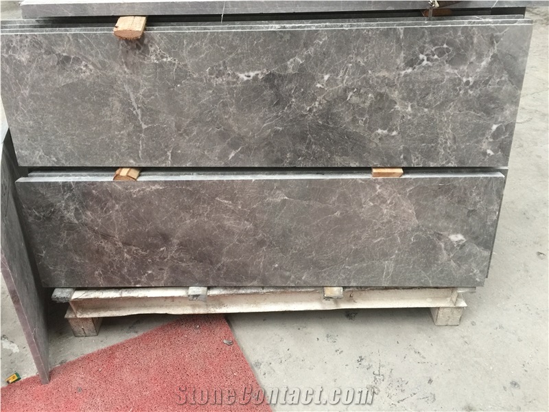 China Silver Grey Mink/Marten/Ermine/Marble Slab