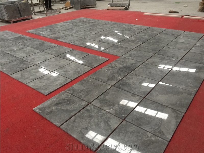 China Silver Mink Grey Marble Slab for Flooring and Wall Tile