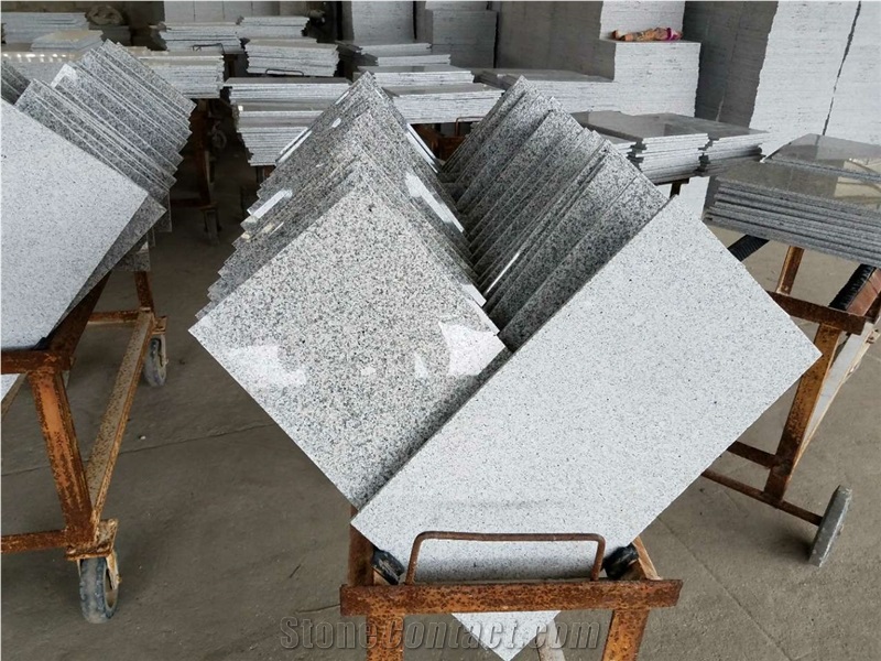 10mm G603 Bianco Padang Crystal Luna Kuru Grey Granite Floor Covering