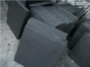 Black Slate Stone Paver Tiles for Floor