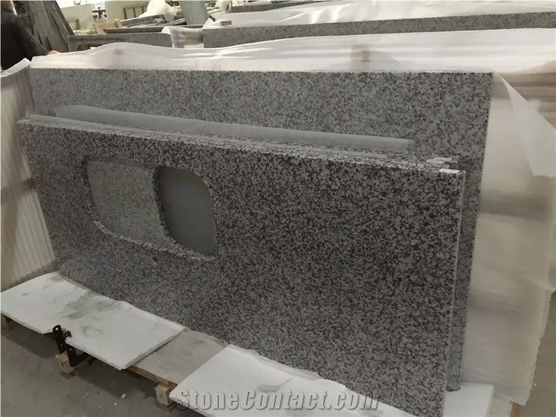 G439 Big White Flower Beta White Granite Custom Countertops