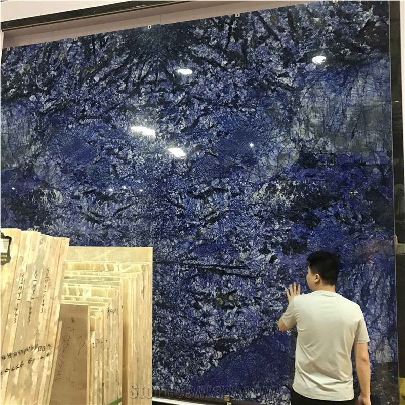 New Blue Azul Bahia Luxury Granite Slabs Tiles
