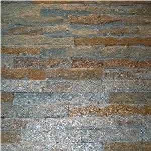 Rusty Slate Stone Veneer Slate Ledgestone Wall Cladding Stacked Stone