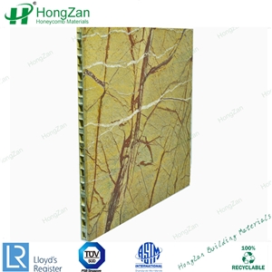Lightweight Stone Honeycomb Panels, Artificial Travertine Honeycomb Panels