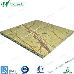 Quartzite Stone Honeycomb Panel for Cladding Wall and Floor Tile