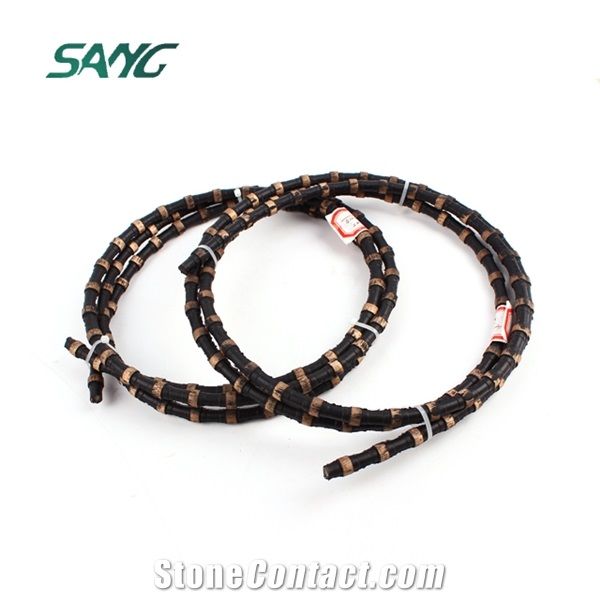 Diamond Wire Saw Rope for Cutting Stone Reinforced Concrete