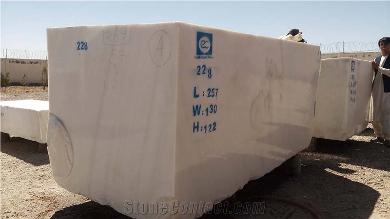Best Quality Raw Marble Block, White