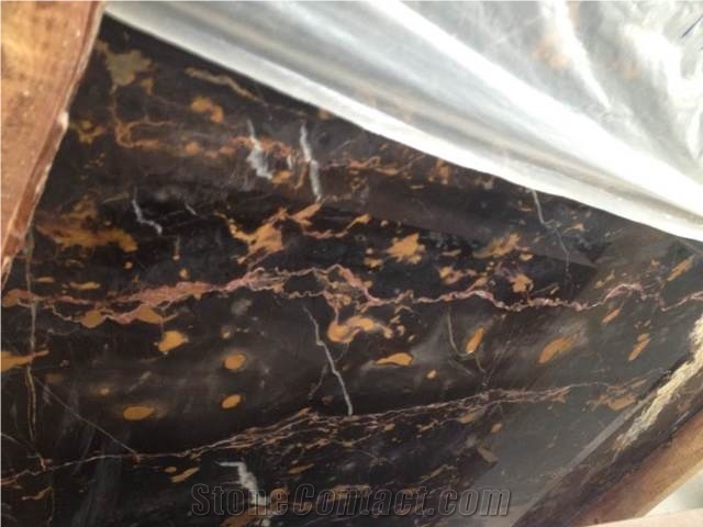 Afghan Black&Gold Marble Slabs,Polished Wall Floor Tiles