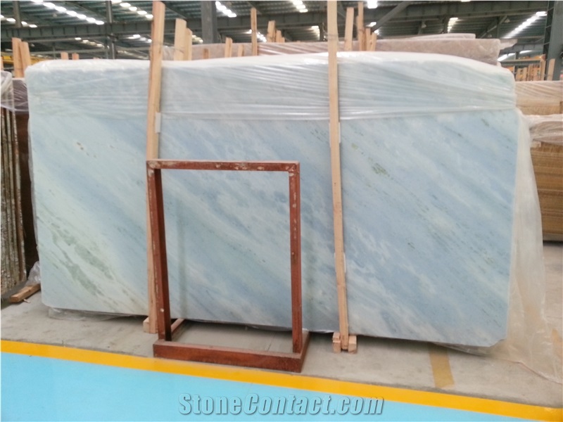 Blue Sky Clouds Marble Slabs&Tiles,Hotel Floor Wall Decoration