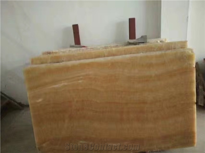 China Yellow Rosin Jade Honey Onyx Slabs,Wall Cladding Tiles