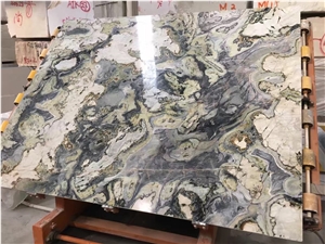 Cold Beauty Jade Ice Connect Green Marble Slabs,Wall Applications Tile