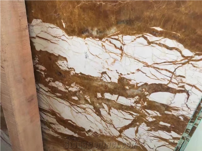 Dragon Rich Sofitel Gold Marble Slabs,Polished Wall Floor Tiles