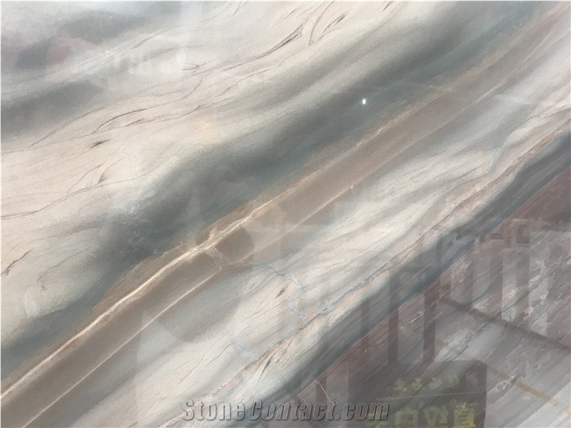Elegant Sand Dunes Brown Quartzite Slabs,Wall Background Tiles,