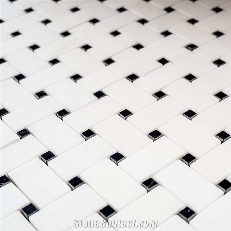 Greece Thassos White Marble Mosaic Series,Bathroom Wall Tiles