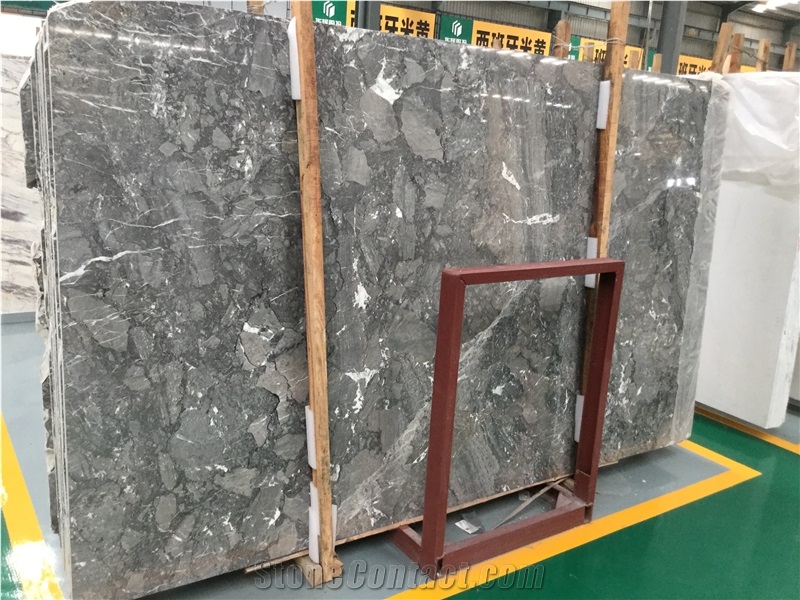 Mount Tai Phelps Pus Grey Marble Slabs,Polished Wall Floor Tiles