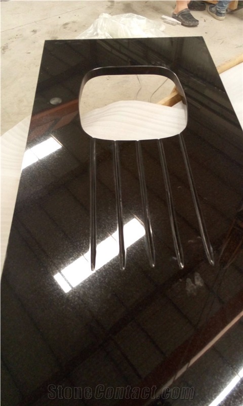 New Shanxi Absolute Black Granite Slabs,Tiles,Bathroom Vanity Tops