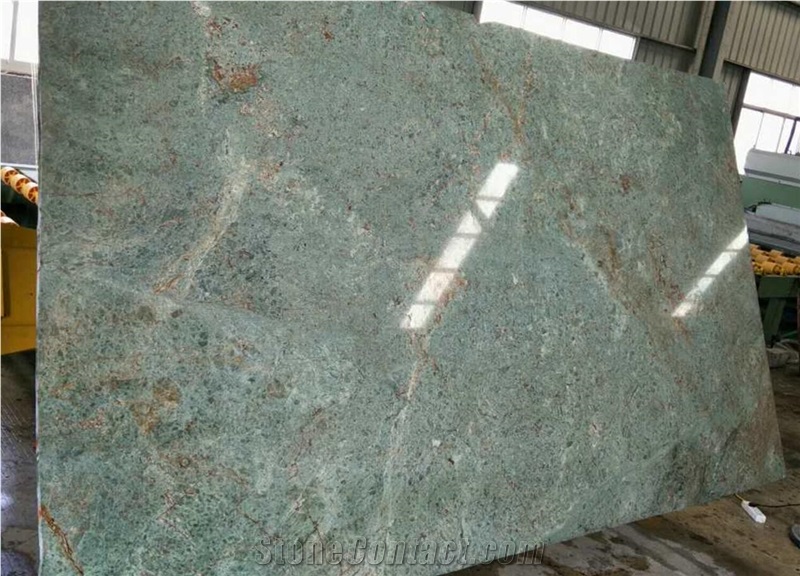 Peacock Atlantic Green Granite Slabs,Tiles