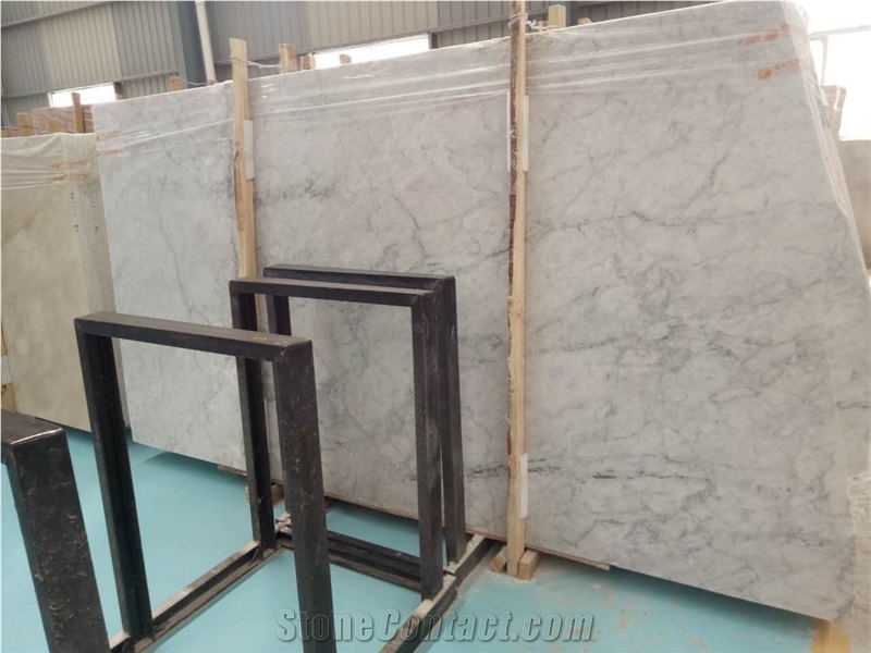 Polished Bianco Carrara White Marble Slabs&Tiles,Floor&Wall Tiles