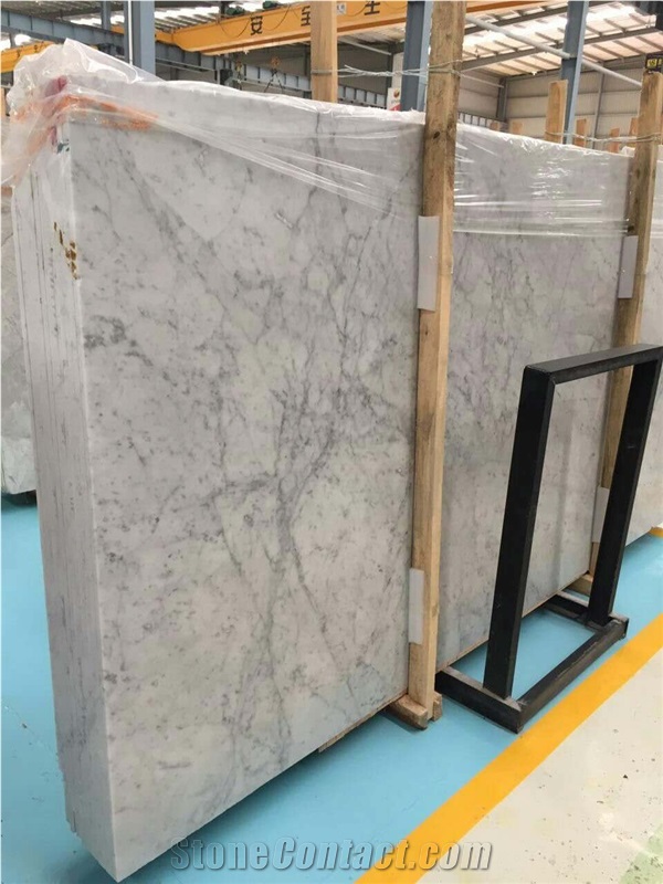 Polished Bianco Carrara White Marble Slabs&Tiles,Floor&Wall Tiles