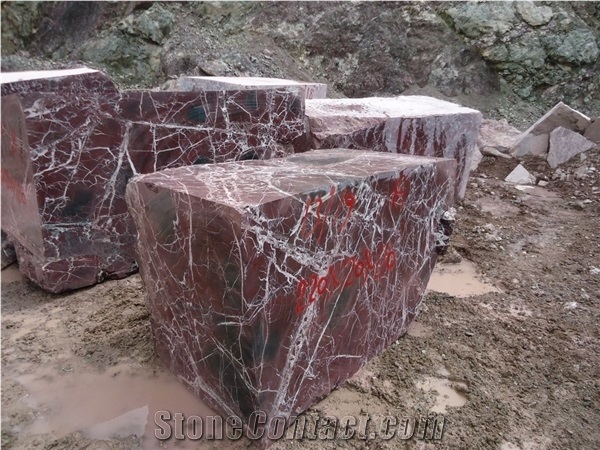 Marbleempire Rosso Levanto Marble Block