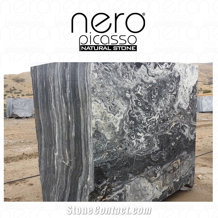 Nero Picasso Classic Marble Blocks