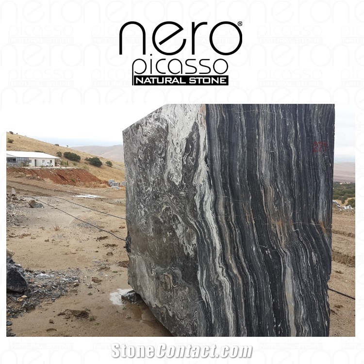 Nero Picasso Classic Marble Blocks