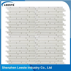 Best Selling Products Linear Strip Nature Thassos Marble Tile