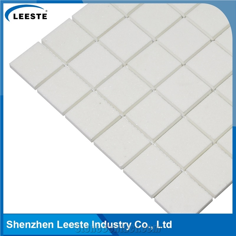 China Good Quality Square 2x2 White Thassos Marble Tile