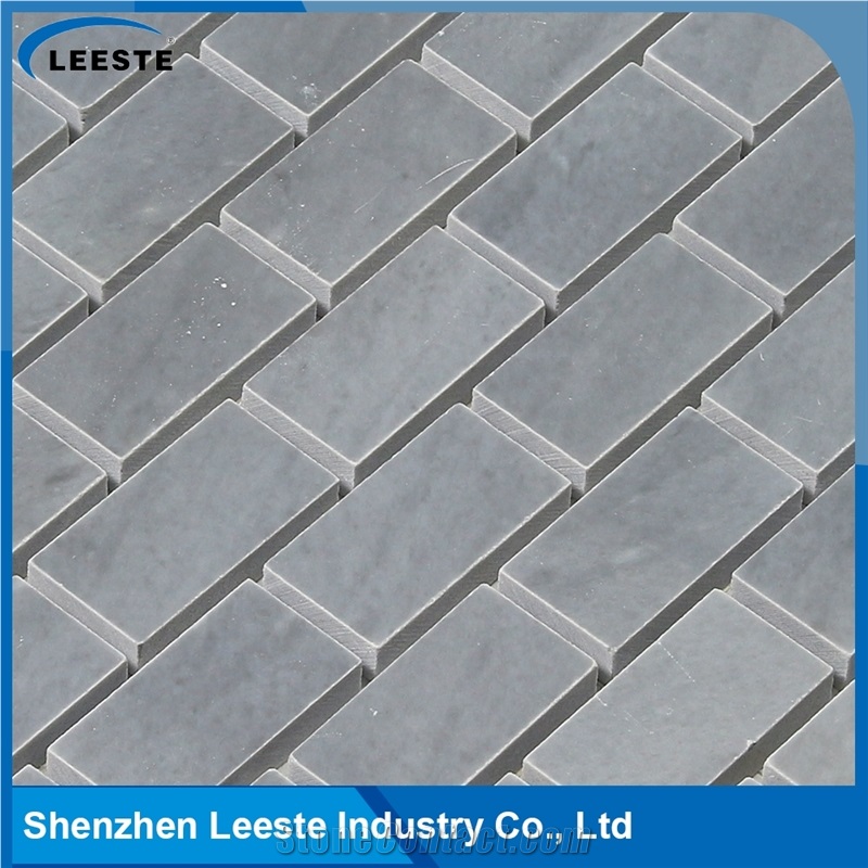 Chinese Bardigilio Marble Polished Brick 1"X2"Mm Marble Mosaic Tiles
