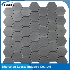 Chinese Bardigilio Marble Polished Hexagon 2"X2"Mm Marble Mosaic Tiles
