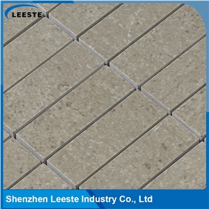 Cinderalla Grey Marble Polished Rectangle Stacked Marble Mosaic Tiles