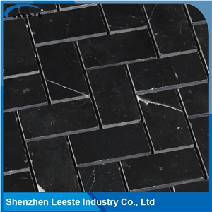 Herringbone Pattern Marble 1"X2" Mosaic Tile in China