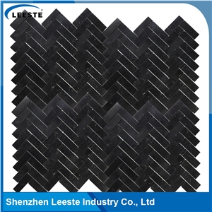 Herringbone Pattern Marble 1"X3" Mosaic Tile in China