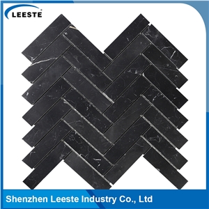 Herringbone Pattern Marble 1"X4" Mosaic Tile in China