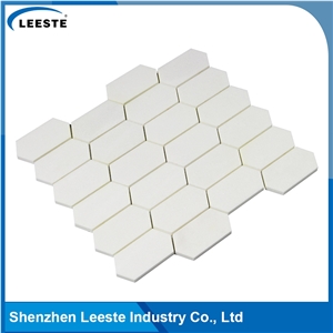 Selling Products Long Hexagon Nature Thassos Marble Tile