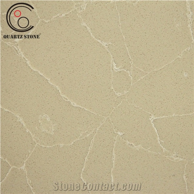 Linyi Artificial Quartz Stone Carrara Marble Looks