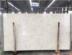White Carrara Artificial Composite Quartz Slab with Exceptional Price