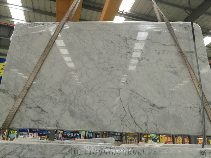 White Carrara Polished Marble