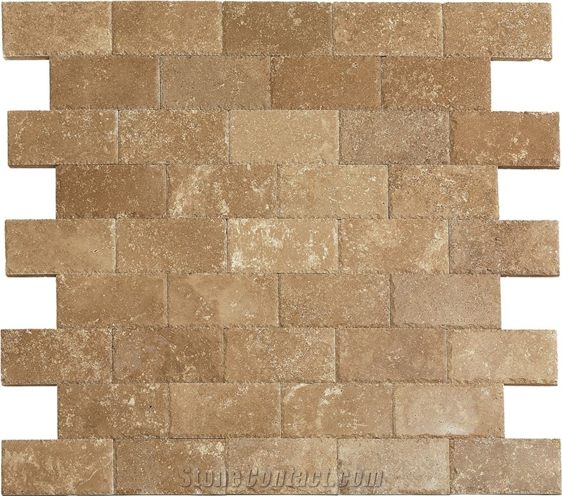 Noce Travertine Pattern Slabs & Tiles, Turkey Brown Travertine