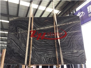 Silver Wave Marble Polished Slab for Building Material