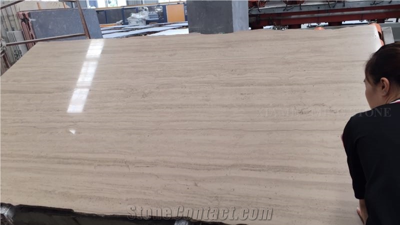 Serpeggiante White Marble Slabs,Super Classico Wooden Grain Vein Cutting Tiles